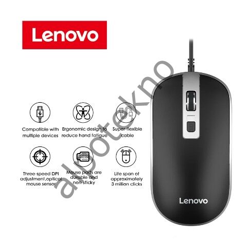 Lenovo M104 Kauçuk 1600Dpi Siyah Mouse